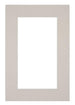 Passepartout 62x93 cm - Apertura immagine 50x80 cm - Granito Grigio - Per cornici e foto