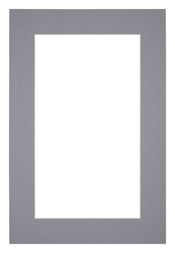 Passepartout Dimensione Cornice 61x91,5 cm - Formato Immagine 50x80 cm - Grigio