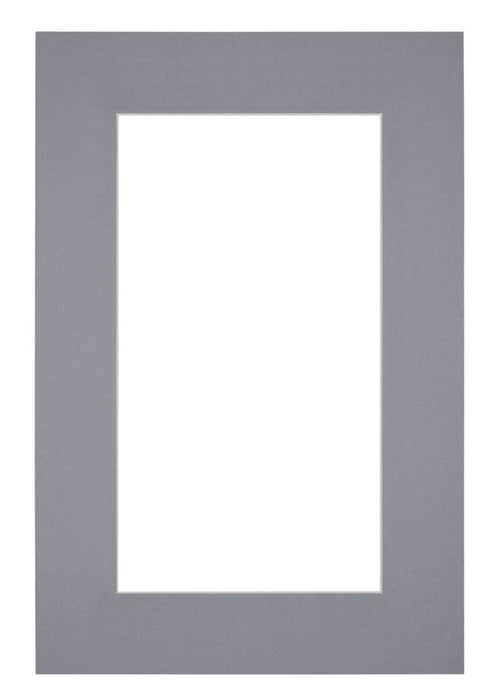 Passepartout 62x93 cm - Apertura immagine 50x80 cm - Grigio - Per cornici e foto