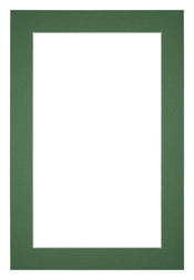 Passepartout 62x93 cm - Apertura immagine 55x85 cm - Foresta Verde - Per cornici e foto