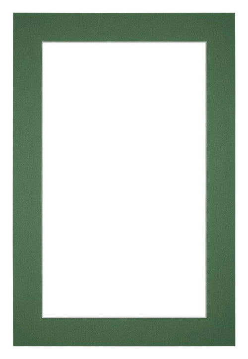 Passepartout 62x93 cm - Apertura immagine 55x85 cm - Foresta Verde - Per cornici e foto