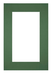 Passepartout Dimensione Cornice 61x91,5 cm - Formato Immagine 50x70 cm - Foresta Verde