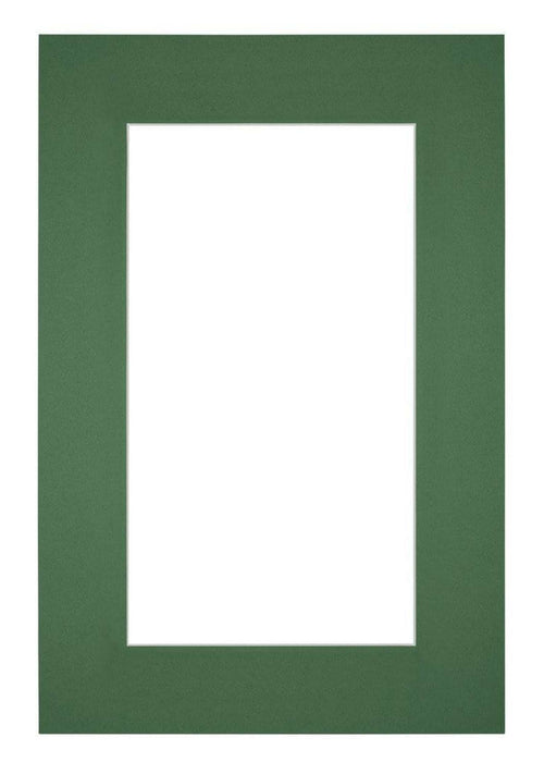 Passepartout 62x93 cm - Apertura immagine 50x80 cm - Foresta Verde - Per cornici e foto