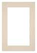 Passepartout 60x90 cm - Apertura immagine 50x80 cm - Carnagione - Per cornici e foto