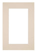 Passepartout 62x93 cm - Apertura immagine 50x80 cm - Carnagione - Per cornici e foto