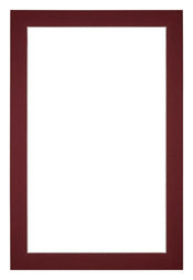 Passepartout Dimensione Cornice 60x90 cm - Formato Immagine 55x85 cm - Vino Rosso