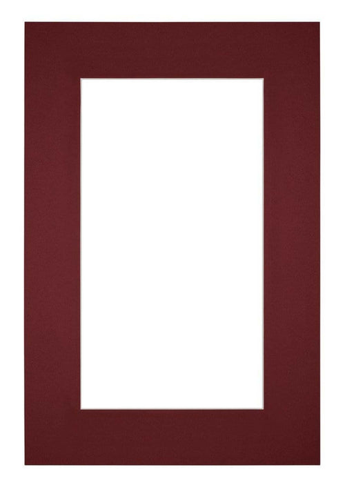 Passepartout 62x93 cm - Apertura immagine 50x80 cm - Vino Rosso - Per cornici e foto