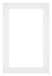Passepartout 62x93 cm - Apertura immagine 55x85 cm - Bianco - Per cornici e foto