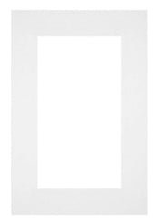 Passepartout 62x93 cm - Apertura immagine 50x80 cm - Bianco - Per cornici e foto