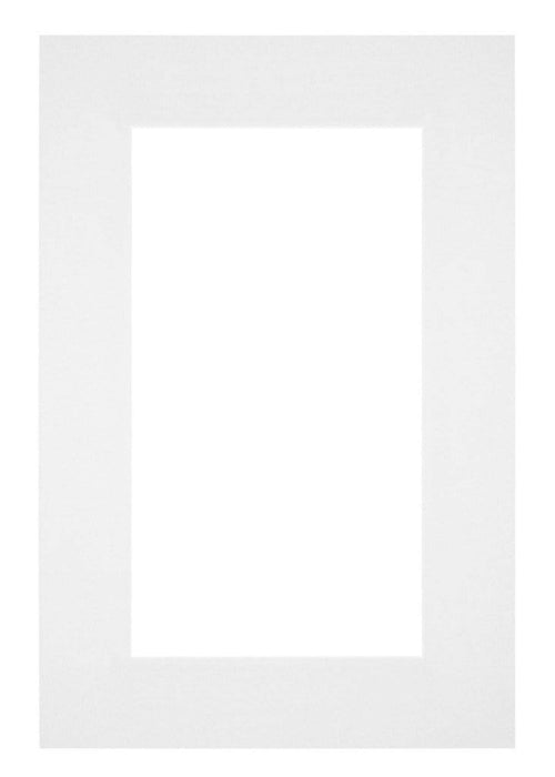 Passepartout 62x93 cm - Apertura immagine 50x80 cm - Bianco - Per cornici e foto