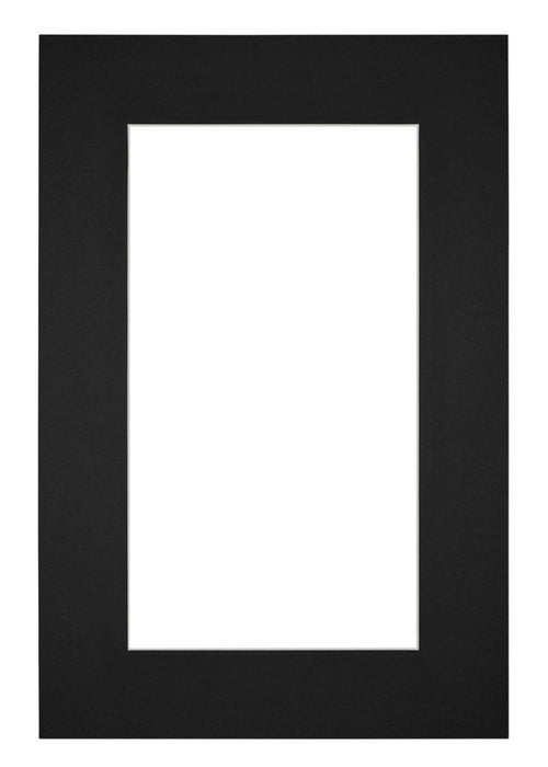 Passepartout 62x93 cm - Apertura immagine 50x80 cm - Nero - Per cornici e foto