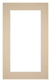 Passepartout Dimensione Cornice 30x50 cm - Formato Immagine 20x40 cm - Beige