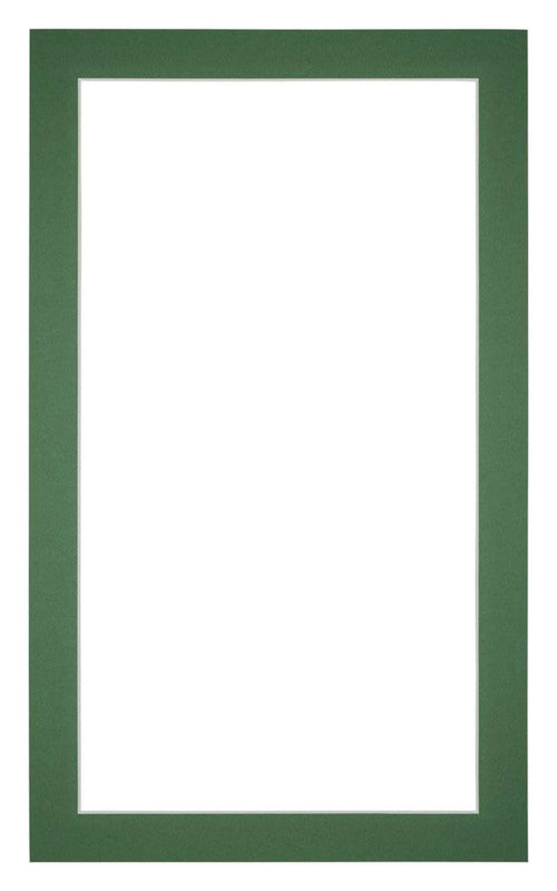Passepartout 30x50 cm - Apertura immagine 25x45 cm - Foresta Verde - Per cornici e foto
