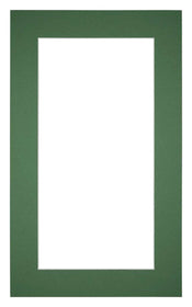 Passepartout Dimensione Cornice 30x50 cm - Formato Immagine 20x40 cm - Foresta Verde
