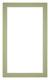 Passepartout Dimensione Cornice 30x50 cm - Formato Immagine 25x45 cm - Menta Verde
