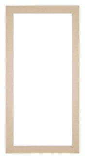 Passepartout 40x80 cm - Apertura immagine 35x75 cm - Beige - Per cornici e foto