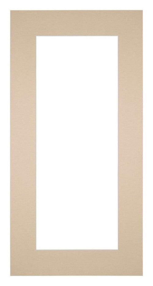 Passepartout 45x80 cm - Apertura immagine 40x60 cm - Beige - Per cornici e foto