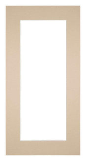 Passepartout Dimensione Cornice 45x80 cm - Formato Immagine 40x55 cm - Beige