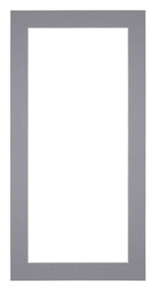 Passepartout Dimensione Cornice 45x80 cm - Formato Immagine 40x70 cm - Grigio