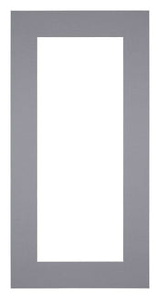 Passepartout Dimensione Cornice 45x80 cm - Formato Immagine 40x60 cm - Grigio