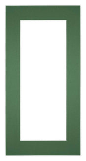 Passepartout Dimensione Cornice 45x80 cm - Formato Immagine 40x55 cm - Foresta Verde