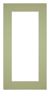 Passepartout Dimensione Cornice 50x100 cm - Formato Immagine 40x80 cm - Menta Verde
