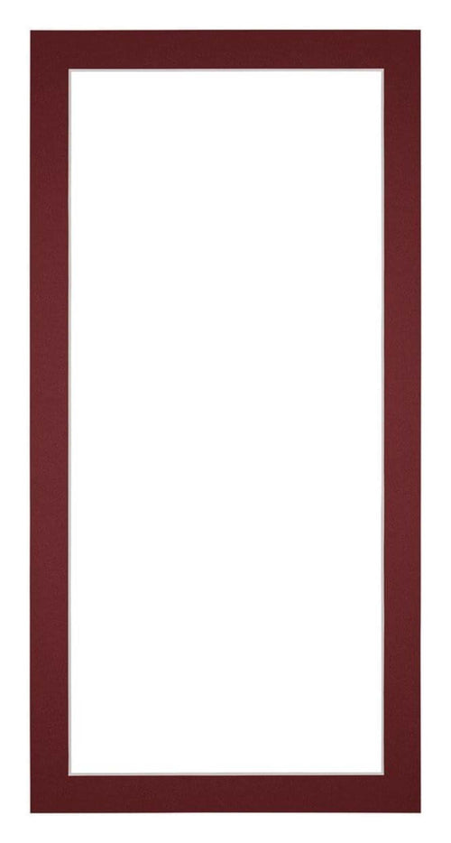 Passepartout 20x40 cm - Apertura immagine 15x20 cm - Vino Rosso - Per cornici e foto
