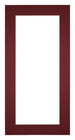 Passepartout 20x40 cm - Apertura immagine 10x30 cm - Vino Rosso - Per cornici e foto