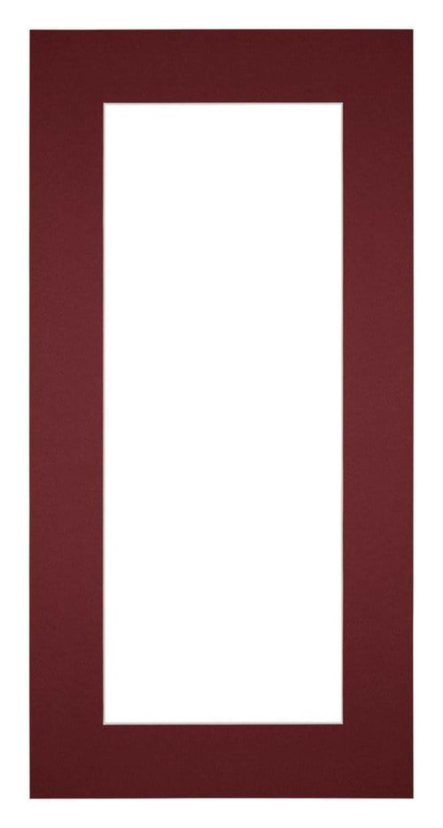 Passepartout 50x100 cm - Apertura immagine 30x80 cm - Vino Rosso - Per cornici e foto