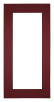 Passepartout 50x100 cm - Apertura immagine 40x80 cm - Vino Rosso - Per cornici e foto