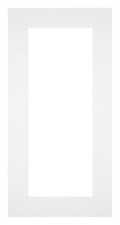 Passepartout Dimensione Cornice 45x80 cm - Formato Immagine 40x55 cm - Bianco