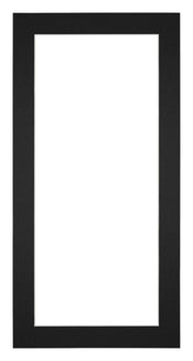 Passepartout Dimensione Cornice 45x80 cm - Formato Immagine 40x70 cm - Nero