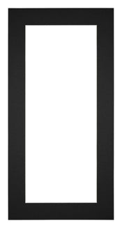 Passepartout Dimensione Cornice 40x70 cm - Formato Immagine 30x60 cm - Nero