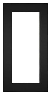 Passepartout Dimensione Cornice 45x80 cm - Formato Immagine 40x55 cm - Nero