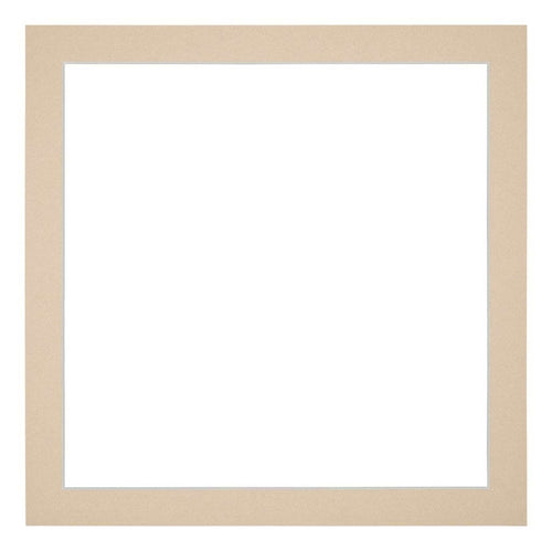 Passepartout 60x60 cm - Apertura immagine 55x55 cm - Beige - Per cornici e foto