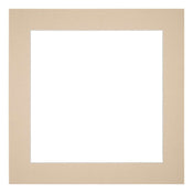Passepartout 70x70 cm - Apertura immagine 60x60 cm - Beige - Per cornici e foto