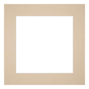 Passepartout 70x70 cm - Apertura immagine 55x55 cm - Beige - Per cornici e foto