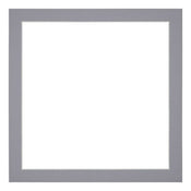 Passepartout 45x45 cm - Apertura immagine 40x40 cm - Grigio - Per cornici e foto