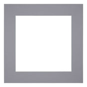 Passepartout Dimensione Cornice 70x70 cm - Formato Immagine 55x55 cm - Grigio