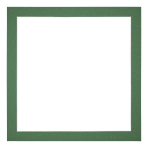 Passepartout 30x30 cm - Apertura immagine 25x25 cm - Foresta Verde - Per cornici e foto