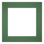 Passepartout 70x70 cm - Apertura immagine 55x55 cm - Foresta Verde - Per cornici e foto