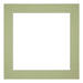 Passepartout 50x50 cm - Apertura immagine 40x40 cm - Menta Verde - Per cornici e foto