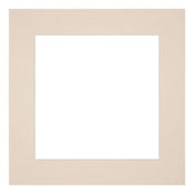 Passepartout 30x30 cm - Apertura immagine 15x15 cm - Carnagione - Per cornici e foto