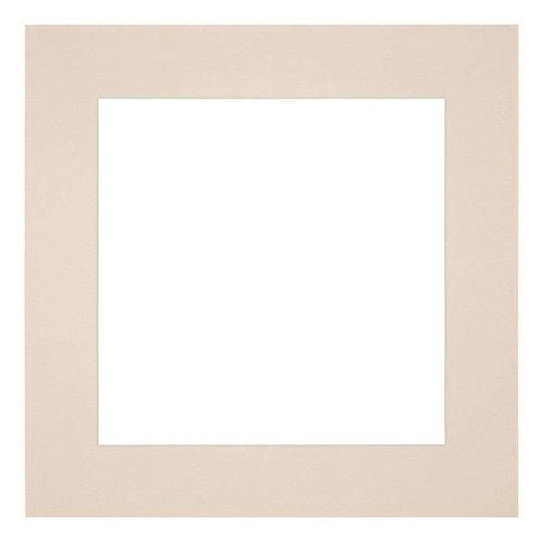 Passepartout 25x25 cm - Apertura immagine 13x13 cm - Carnagione - Per cornici e foto