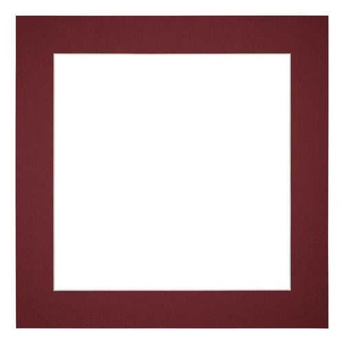 Passepartout 50x50 cm - Apertura immagine 40x40 cm - Vino Rosso - Per cornici e foto