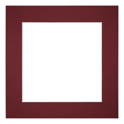 Passepartout 70x70 cm - Apertura immagine 55x55 cm - Vino Rosso - Per cornici e foto