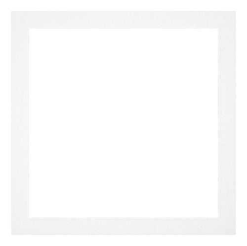 Passepartout 60x60 cm - Apertura immagine 55x55 cm - Bianco - Per cornici e foto