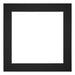 Passepartout 45x45 cm - Apertura immagine 35x35 cm - Nero - Per cornici e foto