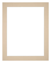 Passepartout Dimensione Cornice 20x25 cm - Formato Immagine 9x13 cm - Beige