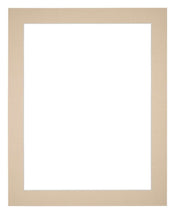 Passepartout 24x32 cm - Apertura immagine 18x24 cm - Beige - Per cornici e foto